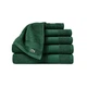 Набор 6 хлопковых полотенец Lacoste для ванной 138x76 см х 2 шт + 40x76 см х 2 шт + 33x33 см х 2 шт Heritage Anti-Microbial Supima Cotton Зеленый (1159851425) - изображение 3