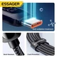 Кабель Essager Type-C – Type-C PD 100W (20V/5A) LED дисплей быстрая зарядка для ноутбуков смартфонов планшетов (длина 1 м) - изображение 10