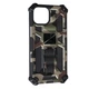 Протиударний чохол-накладка Shock Military з підставкою та магнітом для Apple iPhone 13/14 Хакі - зображення 1