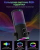 Микрофон игровой для стриминга для ПК и ноутбука M16 с USB ,шумоподавлением, RGB-подсветкой, кардиоидной диаграммой настольный - изображение 5