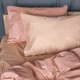 Простынь MirSon King Size 220x240 см 22-1444 Gentle Peach Glow (2200012407004) - изображение 3