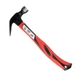 Молоток столярный, 450 г, ручка из фибергласса INTERTOOL HT-0223 - изображение 2