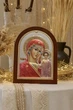 Серебряная икона Матерь Божья с Иисусиком (AE 0800 5D) 21,5X28,5 см - изображение 1