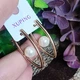 Серьги Xuping Jewelry длина 3см жемчуг 7мм медицинское золото позолота 18К с1632 - изображение 4