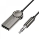 Bluetooth-ресивер BOROFONE BC56 Peaceful car AUX BT receiver with cable Metal Gray (6941991113031) (17429) - изображение 3