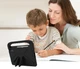 Противоударный детский силиконовый чехол с подставкой EVA Kids Stand на планшет Xiaomi Redmi Pad SE 11" 2023 Черный - изображение 5