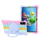 Детский силиконовый чехол Pop It с ручкой - подставкой на планшет Xiaomi Redmi Pad 10.61" 2022 Фиолетовый - изображение 1