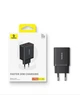 Адаптер сетевой BASEUS CCXJ-E01 2USB Type-C 30W 3A PD QC Black - изображение 14