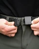 Штани-Джогери Mendos SoftShell на флісі олива + Ремінь чорний розмір 2XL - зображення 4