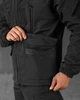 Тактичний костюм Softshell Rehydration Black з липучками, кишенями на блискавці, високим коміром M - зображення 8
