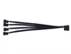 Переходник molex to 4 x 3pin - разветвитель питания для кулеров - изображение 4