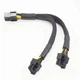 Переходник (сплиттер) 8pin PciEx to 2 x 8pin / 6 pin разветвитель PciEx black - изображение 3