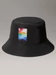 Панама Calvin Klein Jeans Reversible Pride Bucket Hat K40K401033-BEH унисекс черная двухсторонняя - изображение 7