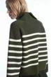 Джемпер жіночий COS striped wool roll-neck jumper 1217308001 M - изображение 3