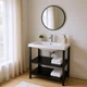 Меблі в стилі Loft black із прямокутним умивальником 60 см - изображение 9