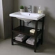 Меблі в стилі Loft black із прямокутним умивальником 60 см - изображение 10