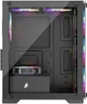 Корпус 1stPlayer X2-M-BK-4F1 Black без БП 324961 - изображение 3
