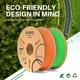 Філамент ELEGOO PLA Translucent 1.75mm , екологічна паперова котушка, 1kg (50.203.0828) - зображення 7