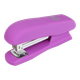 Степлер пластиковый, RUBBER TOUCH, 20 л., (скобы №24; 26), 127х54х33 мм, фиолетовый - изображение 1