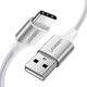 Кабель Ugreen US288 USB 2.0 AM-Type-C M 2 м 60W QC 3.0 White (60133) - зображення 2