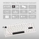 Клавіатура бездротова WOBKEY Rainy 75 PRO Luna White - изображение 4