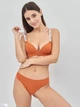 Бюстгальтер без косточек бесшовный с Push-up бесшовный brabrabra 115С 75B Темно-апельсиновый (6907208008644) - изображение 3