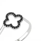 Кольцо серебряное Клевер с фианитами Silver Style 17.5 р. (11482.10 sku:2300103963416) - изображение 4