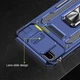 Чохол протиударний Epik Defender Cam Ring Case на Apple iPhone 7 plus / 8 plus (5.5") Синій / Navy - зображення 3