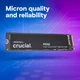 SSD накопитель Crucial P510 2 TB (CT2000P510SSD8), PCIe Gen5 NVMe, (up to 10000/8700 MB/s) - изображение 6