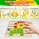 Деревянная головоломка танграм для детей Commodum Montessori, геометрические фигуры, 120 элементов - изображение 7
