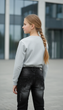Джинсы Puledro 152см Темно-серый (YDB-3339-Dark-grey) - изображение 3