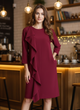 Платье InDresser XS Бордовый (IN-0209Н009Д-Bordo) - изображение 4