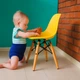 Стілець дитячий пластиковий жовтий Тауер Baby - изображение 2