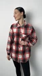Сорочка жіноча фланель чорно-червона клітинка, L;XL - зображення 5