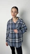 Сорочка жіноча фланель синьо-біла клітинка, L;XL - изображение 5