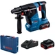 Перфоратор Bosch GBH 187-LI Professional 2*18 В 5 Ач, SDS-Plus, 2.4 Дж, 980 об/х (0.611.923.021) - изображение 1