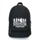 Рюкзак детский Очень странные дела Stranger Things Cappuccino Toys 003 черный, размер 35 х 28 х 13 см - изображение 1