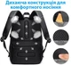 Рюкзак Bange BG1921 серый 45x32x15см - изображение 3