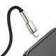 Дата кабель Baseus Cafule Metal USB to Lightning 2.4A (2m) (CALJK-B0) Black - изображение 5