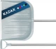 Lopata do śniegu Kadax 132 cm Srebrna (K3755) - obraz 3