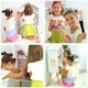 Дерев'яний ляльковий будиночок KinderToys 100 см з меблями та аксесуарами для захоплюючих ігор та розвитку уяви - зображення 3