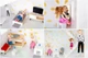 Дерев'яний ляльковий будиночок KinderToys 100 см з меблями та аксесуарами для захоплюючих ігор та розвитку уяви - зображення 4