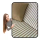 Садовые качели IdealGarden 3‑местные, бежевые в полоску металл + ткань, 172×110×154 см, 240 кг - изображение 4