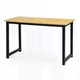 Компьютерный письменный стол ModernHome Desks прямой 120×60 см орех для дома и офиса - изображение 1