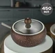 Сахарница Edenberg EB-18031 450 мл с крышкой и ложкой, коричневая - изображение 4
