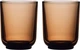 Zestaw szklanek Fellow Pirch Latte 2 x 320 ml Bursztynowych (840228808695) - obraz 1