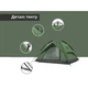 Палатка четырехместная автоматическая Naturehike NH21ZP008, темно-зеленый - изображение 9