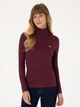 Гольф-водолазка жіноча U.S. Polo Assn G082SZ082-000-2296800 (Plum) M Бордова (8683859341856) - зображення 1