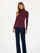 Гольф-водолазка жіноча U.S. Polo Assn G082SZ082-000-2296800 (Plum) M Бордова (8683859341856) - зображення 5