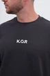 Свитшот с принтом K.O.R 1002 Темно-серый 2XL - изображение 3